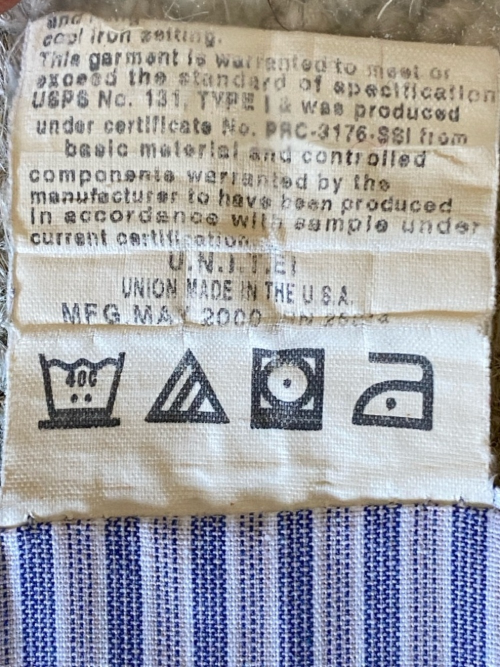 Y2K l Elbeco l Lot of 4 USPS Retail Clerk Striped Short Sleeve Shirts - Picture 15 of 16